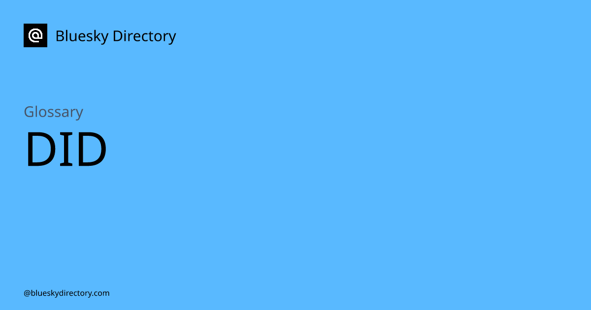 DID MEANING DEFINITION visual data 5