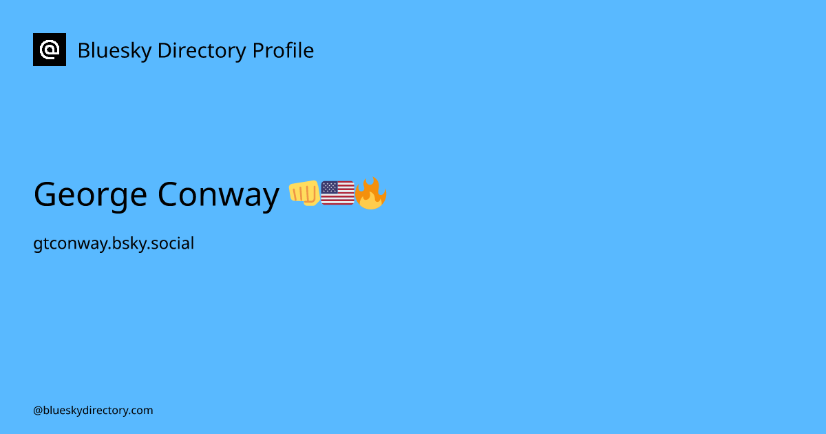 George conway on bsky profiles bluesky directory